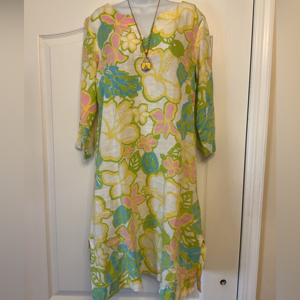 Lilly Pulitzer 100% Linen Dress